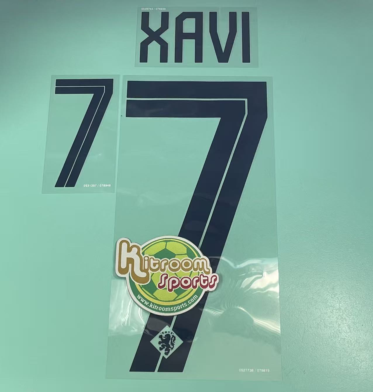 2024 Netherland Home Nameset #7 XAVI