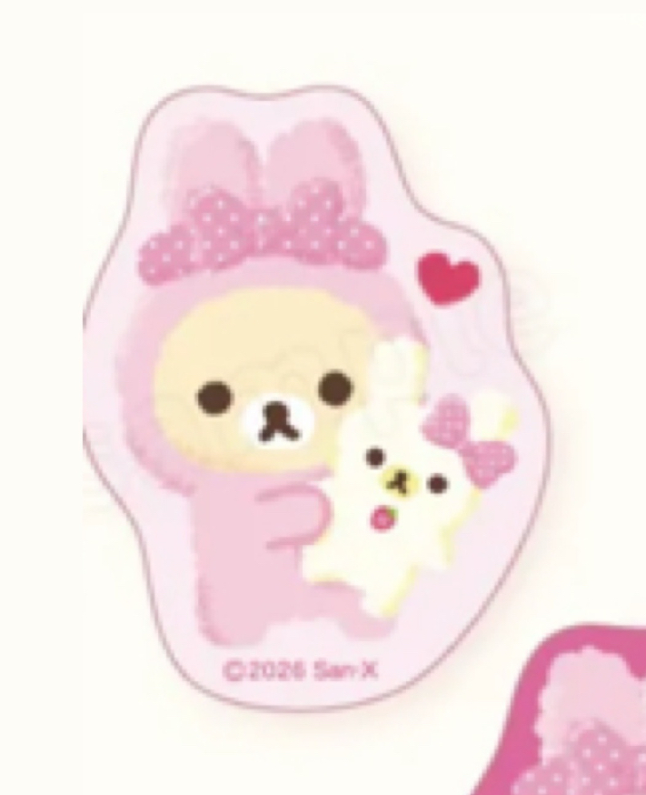 鬆弛熊 白熊POPUP限定 貼紙｜預訂