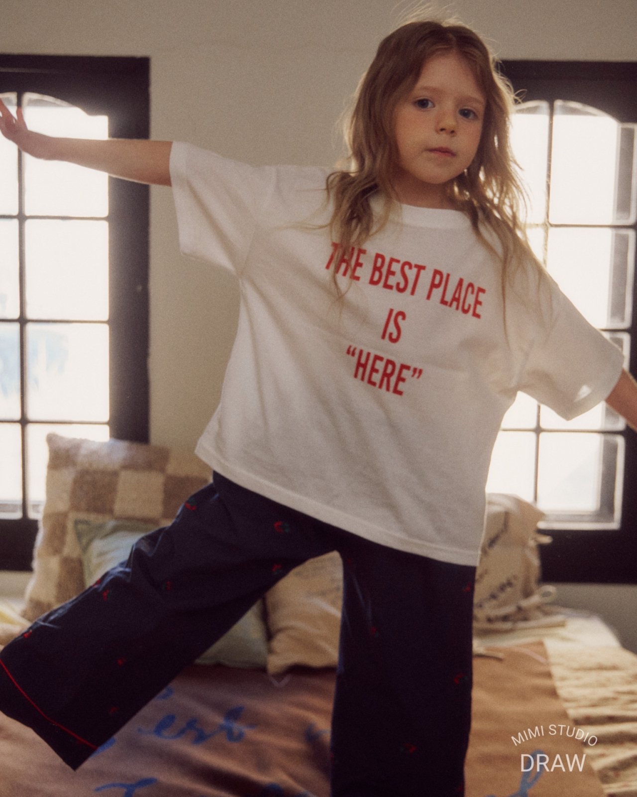 Bymimi | Print Tee (white L105-115/XL115-125)