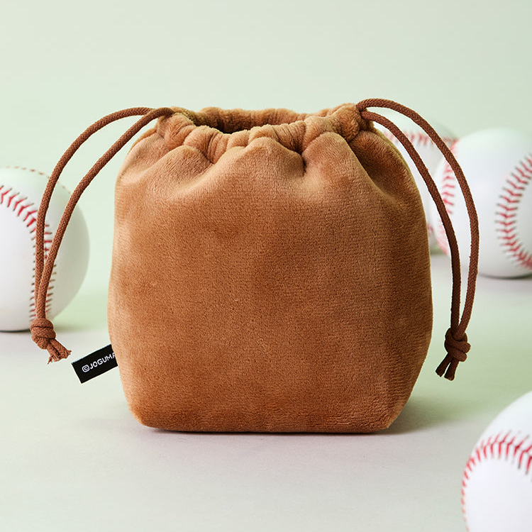 [JOGUMAN STUDIO] WOODY BASEBALL STRING POUCH
