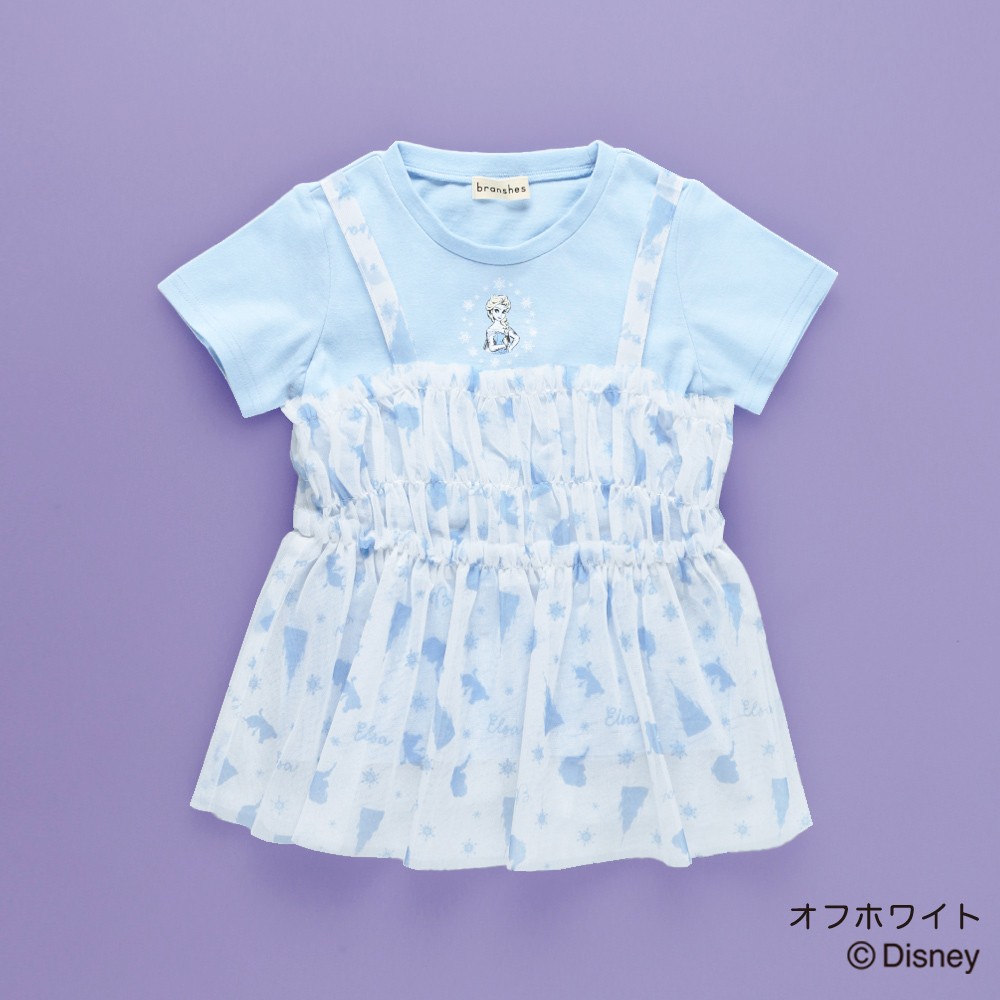 🆕【⭐訂購⭐】🌀 🇯🇵 日本直送 #Rapunzel / #Frozen 薄紗吊帶背心+短袖Tee套裝［2款選］🌀 [ELDA-0180][260520]