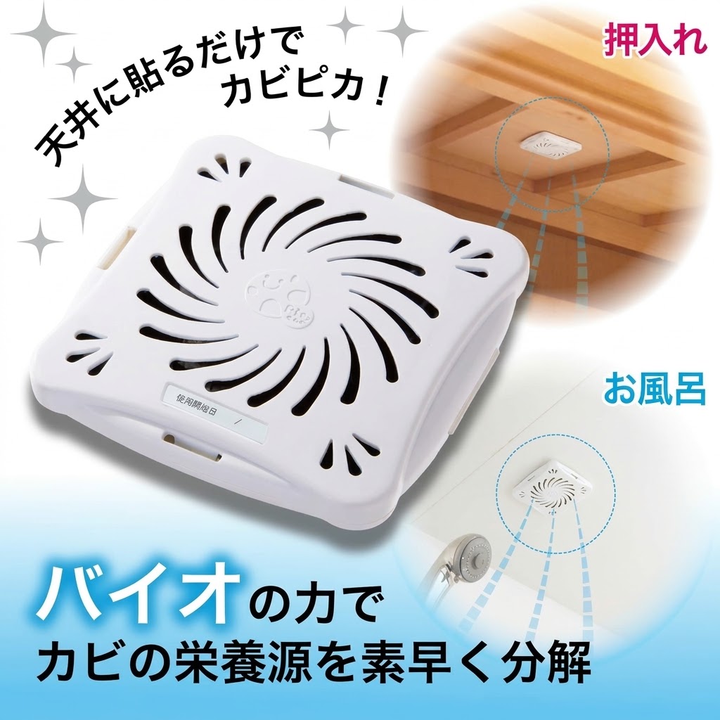 🔥🔥【日本製《BIO KUN》天花黏貼式納豆菌衣櫃防黴消臭盒】