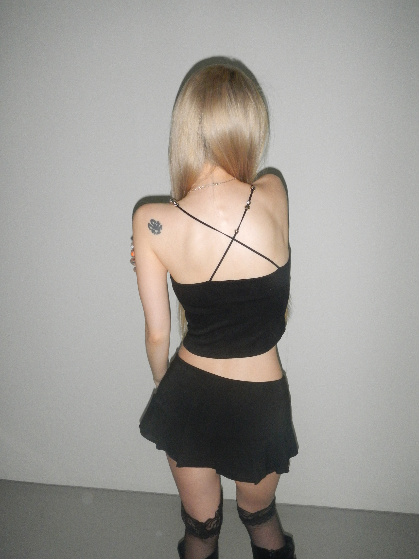 Beaded Strap Cross Back Cami