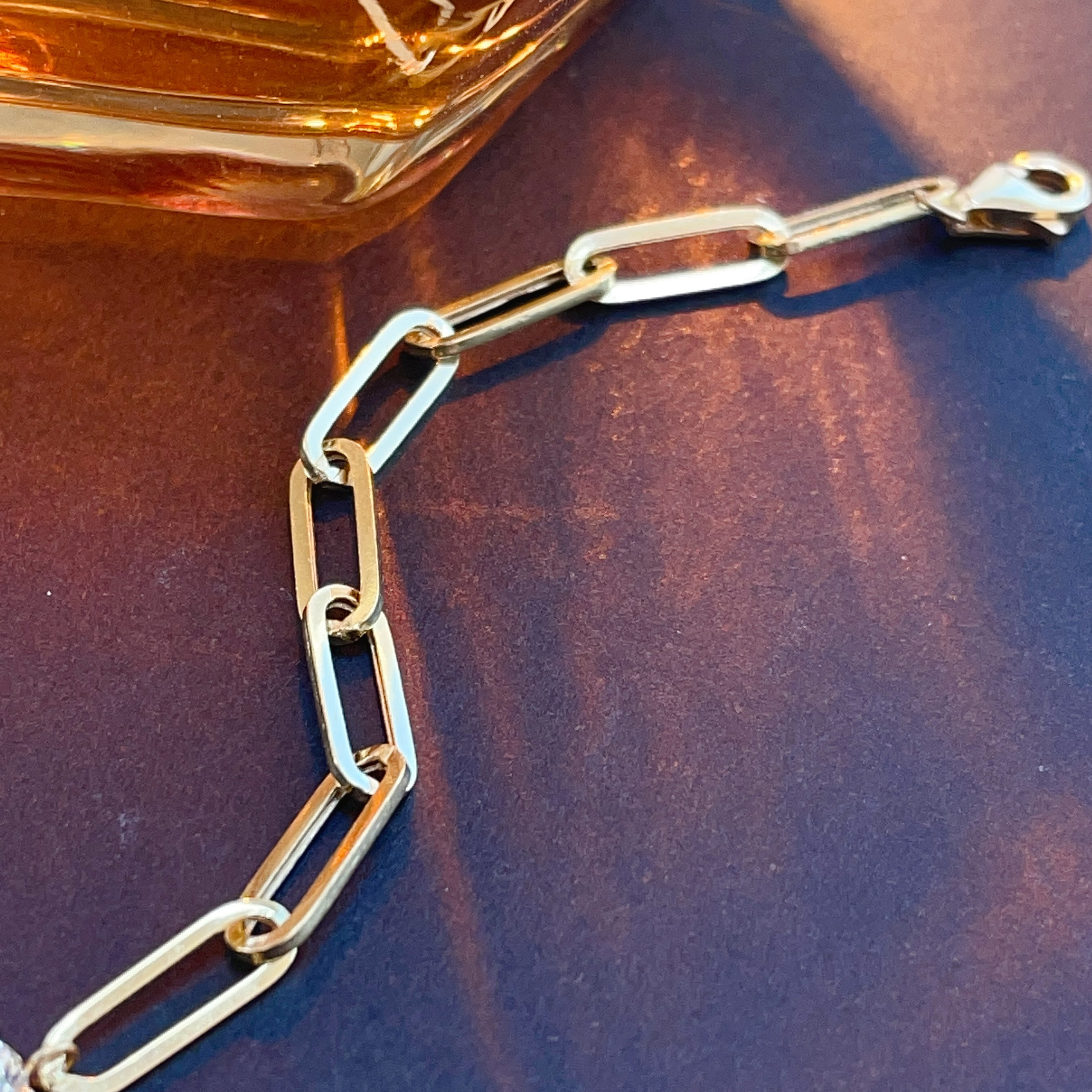 回形針鑽石手鍊 N240255