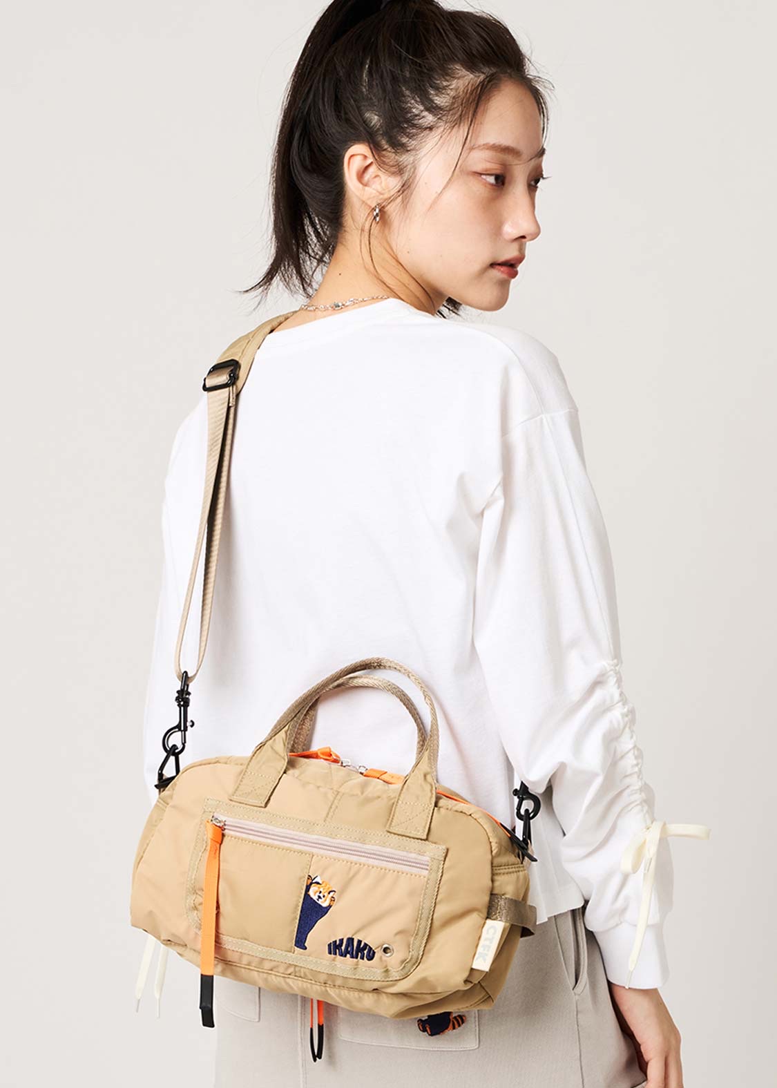 📦訂購 日本限定 CONTROL FREAK x graniph IKAKU Red Panda 小熊貓 波士頓單肩包