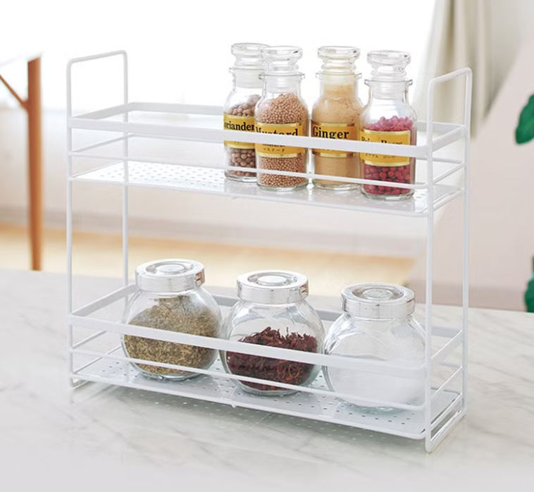 107541/日本天馬兩層調味架(白色)