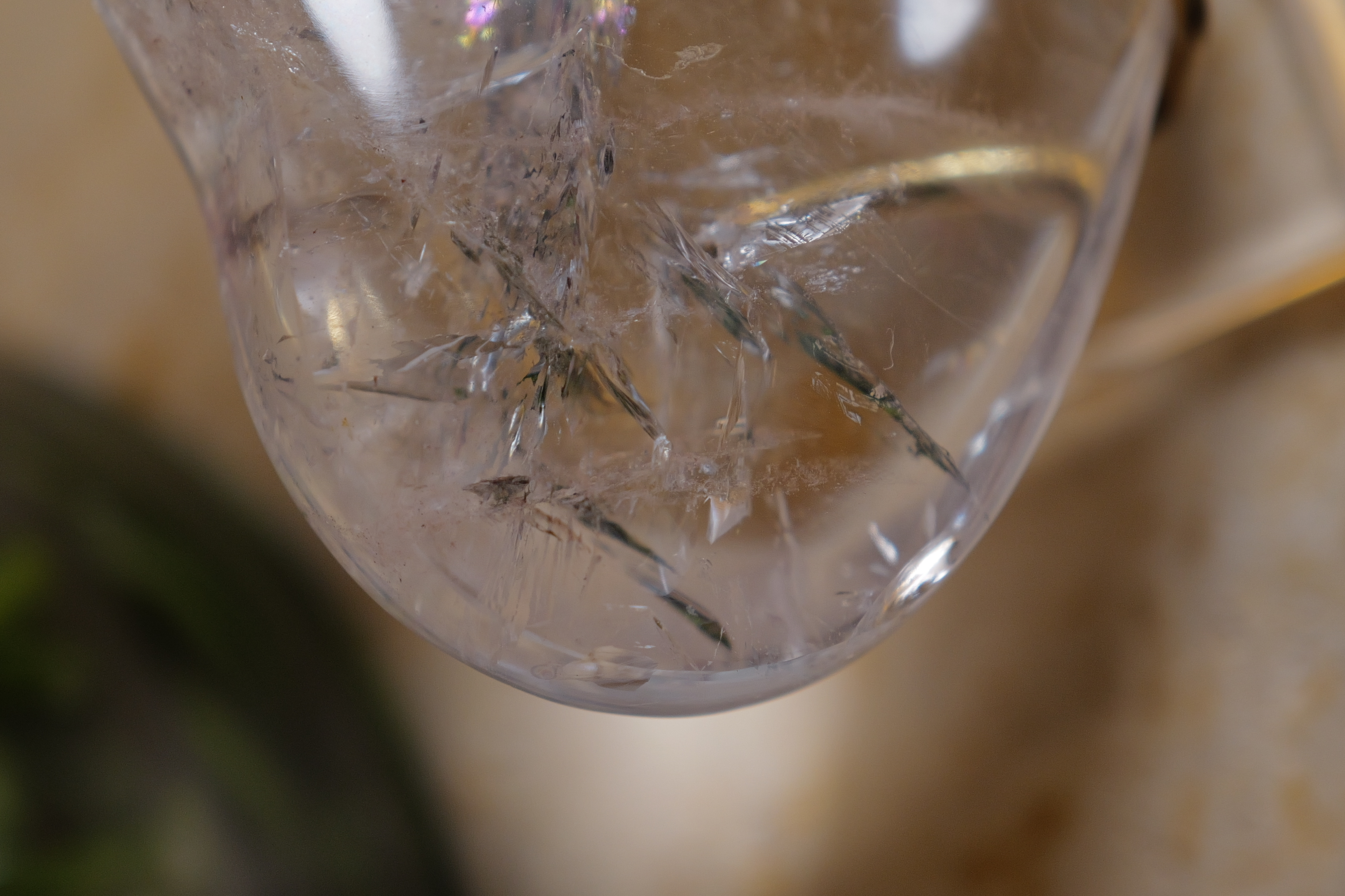 ༒8.3cm 白水晶愛心擺設༒ HE.1883CAA-RA30*As6