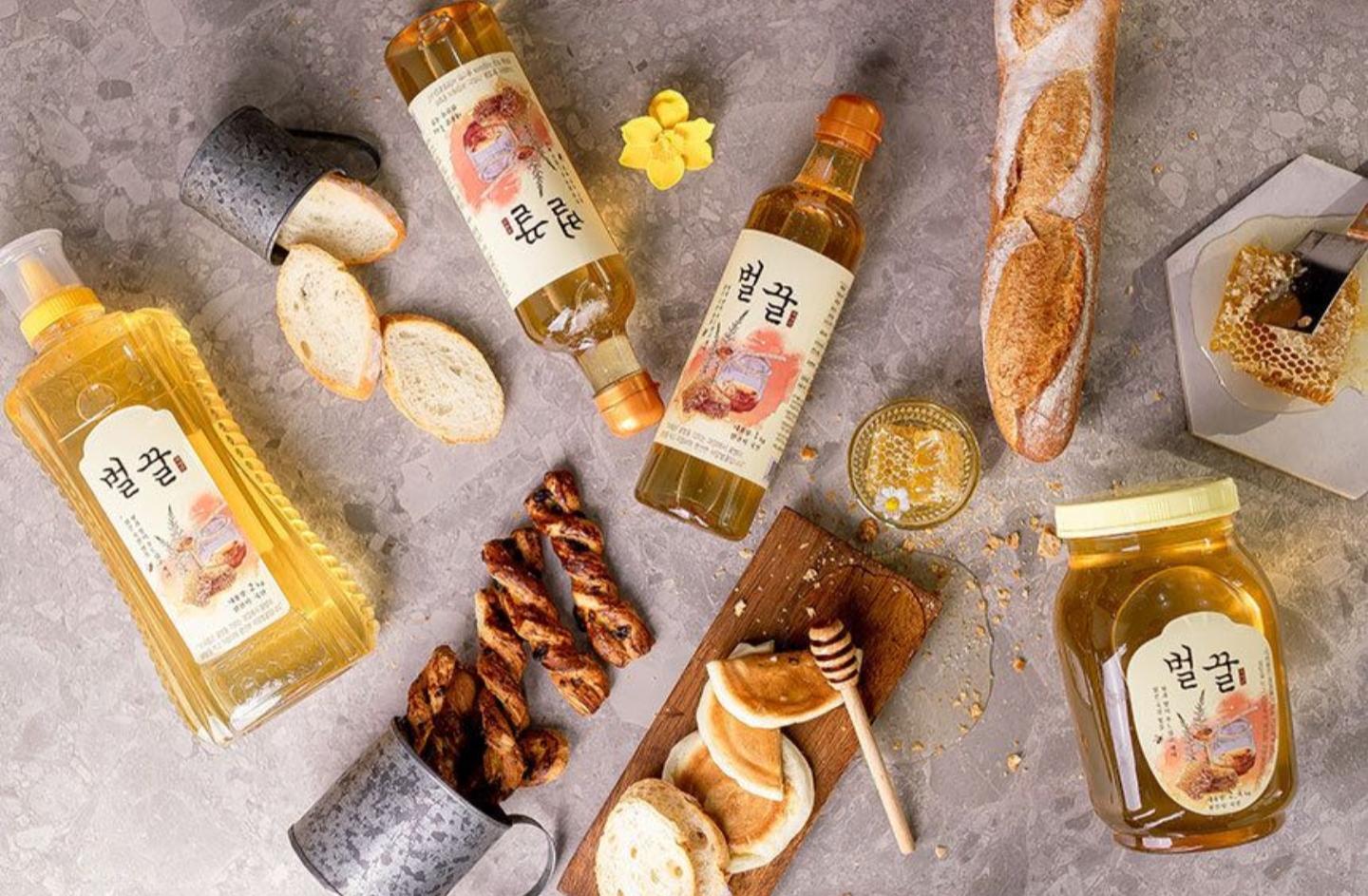 韓國100%天然蜂蜜糖 80年歷史人工養殖蜂蜜 洋槐蜂蜜(IKG蜜糖1支)