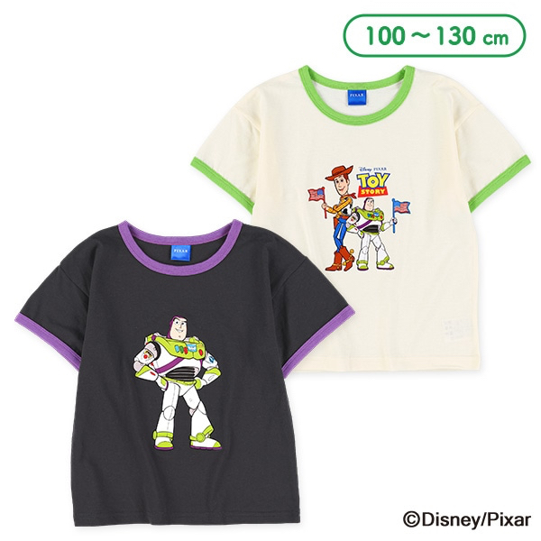 🇯🇵預訂 日本直送🇯🇵兩色Toy Story人物印花撞色邊短袖T恤