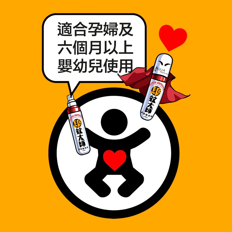「驅蚊大師」唧唧裝 (1盒18包)