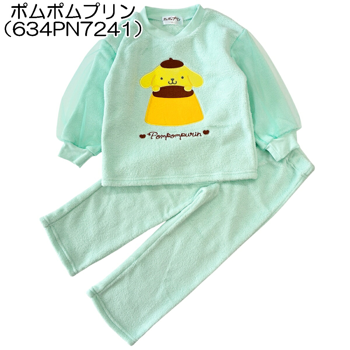 🆕【⭐訂購⭐】🇯🇵日本直送 🌀 #Sanrio 貼花裝飾絨毛家居服套裝  [5款選] 🌀 [PLJA-0266] [261127]