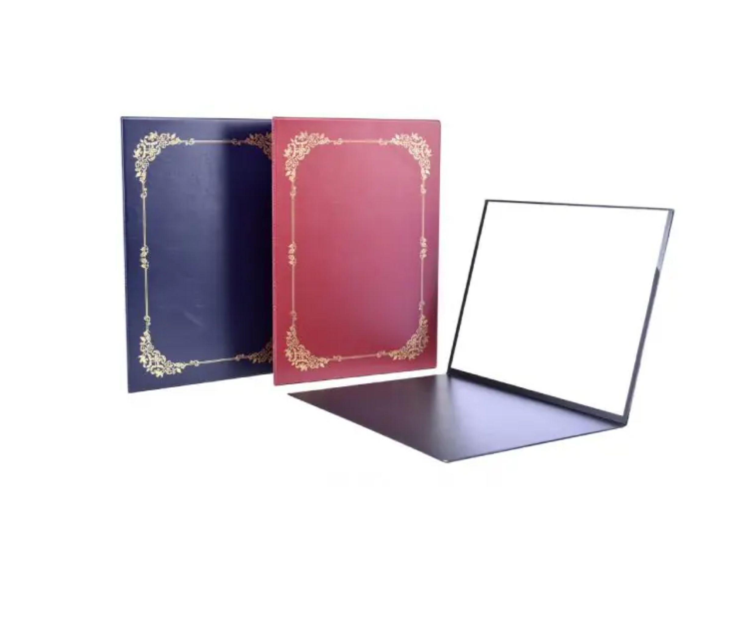 Certificate Holder PVC With Silk Screen Gold/Pemegang Perakuan PVC Dengan Sutera Layar Emas/Holder Filing/CH8C-SS/A4