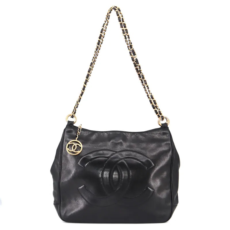 Chanel Coco Mark Lambskin Chain Bag