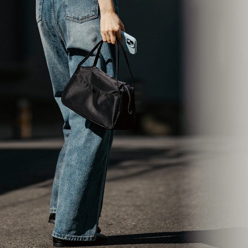 [ithinkso] TIDY MINI BOSTON TOTE (4色)