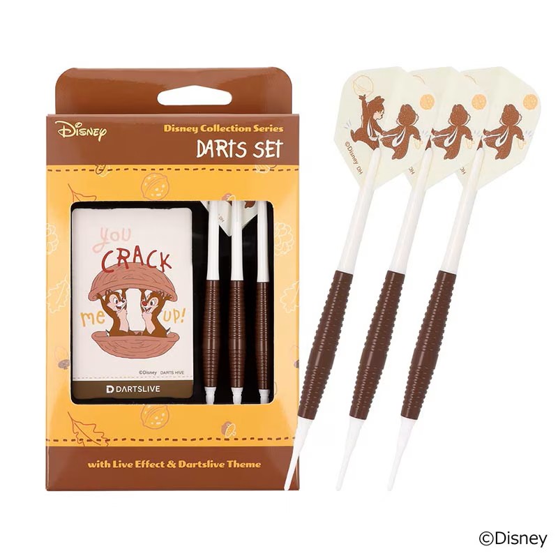 Disney Collection ”BRASSDARTS SET” Chip & Dale 2BA