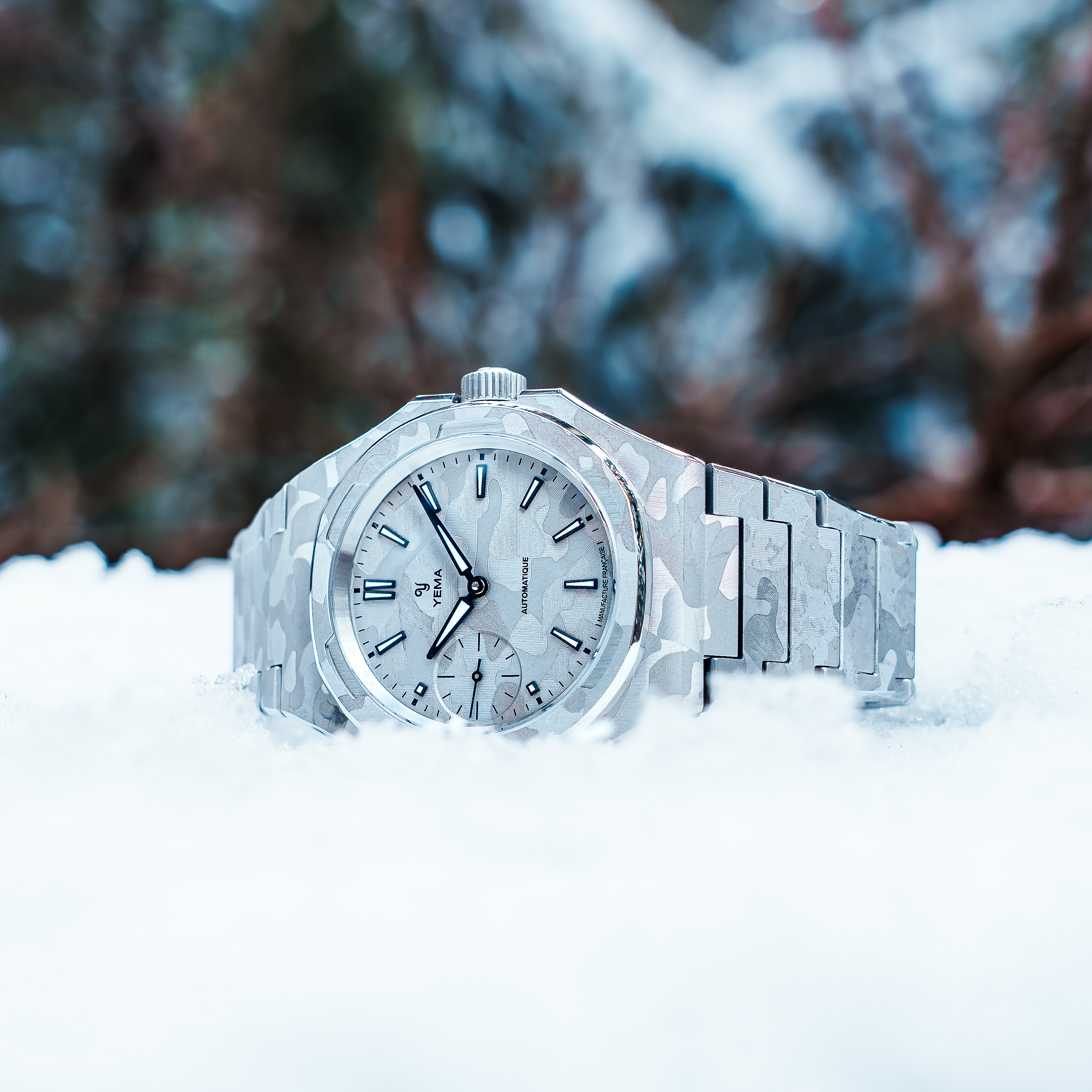 YEMA - Wristmaster Slim Small Seconds CMM.29 Camo Special Edition 迷彩特別版 - 76.26.29.09.SNL.M