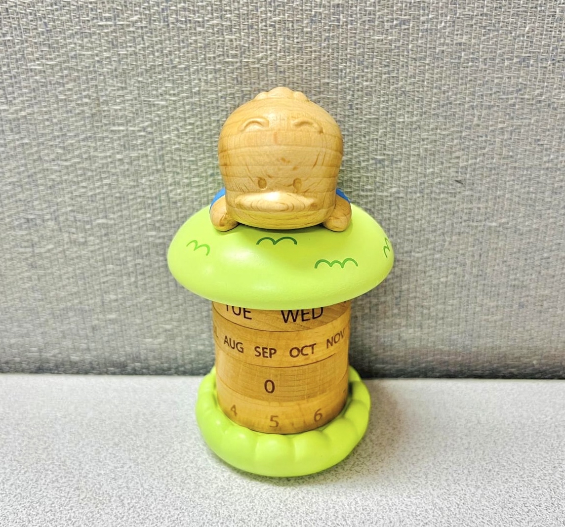 🎌日本直送🎌AP鴨 木製萬年曆擺設