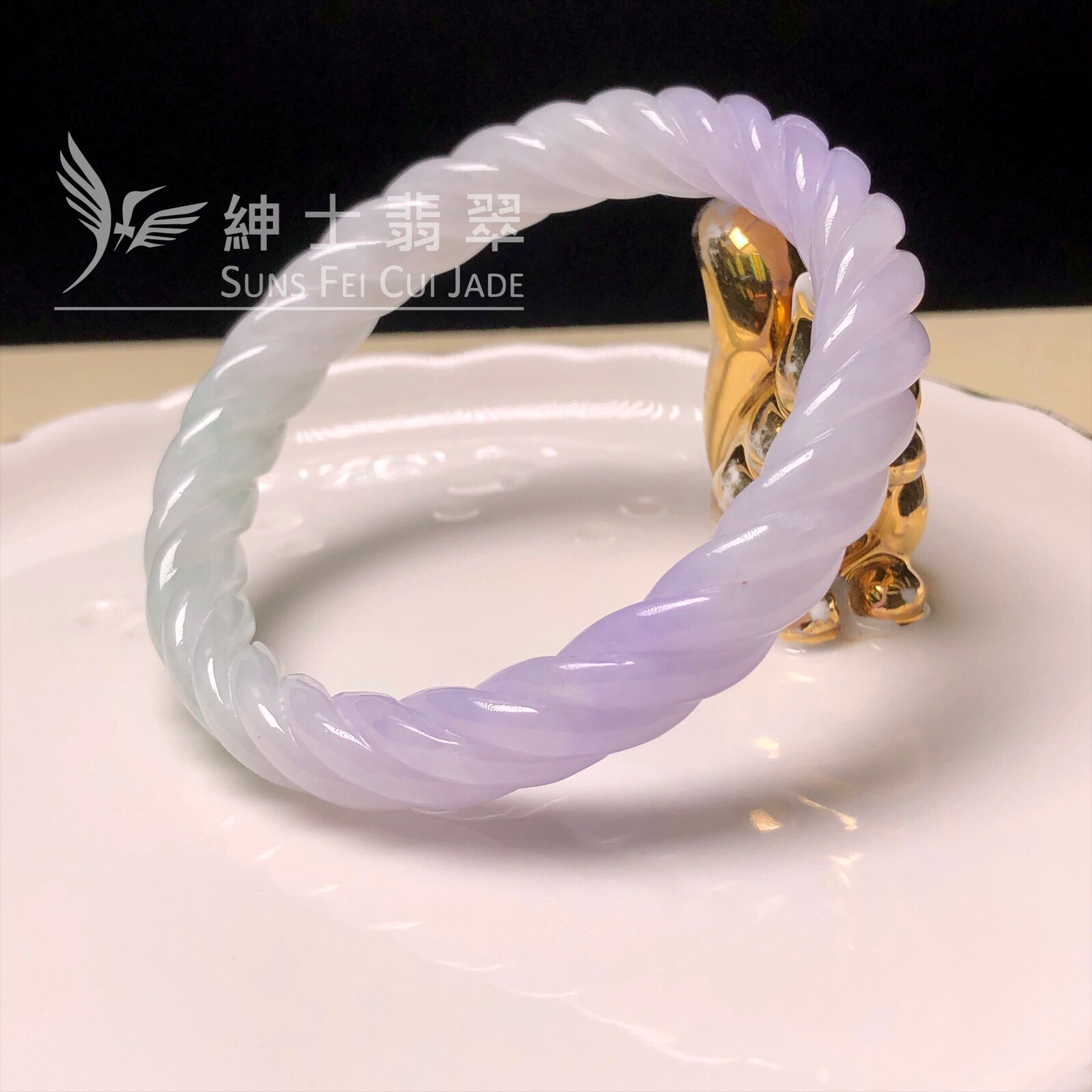 C06796 春彩扭紋鐲53.3mm