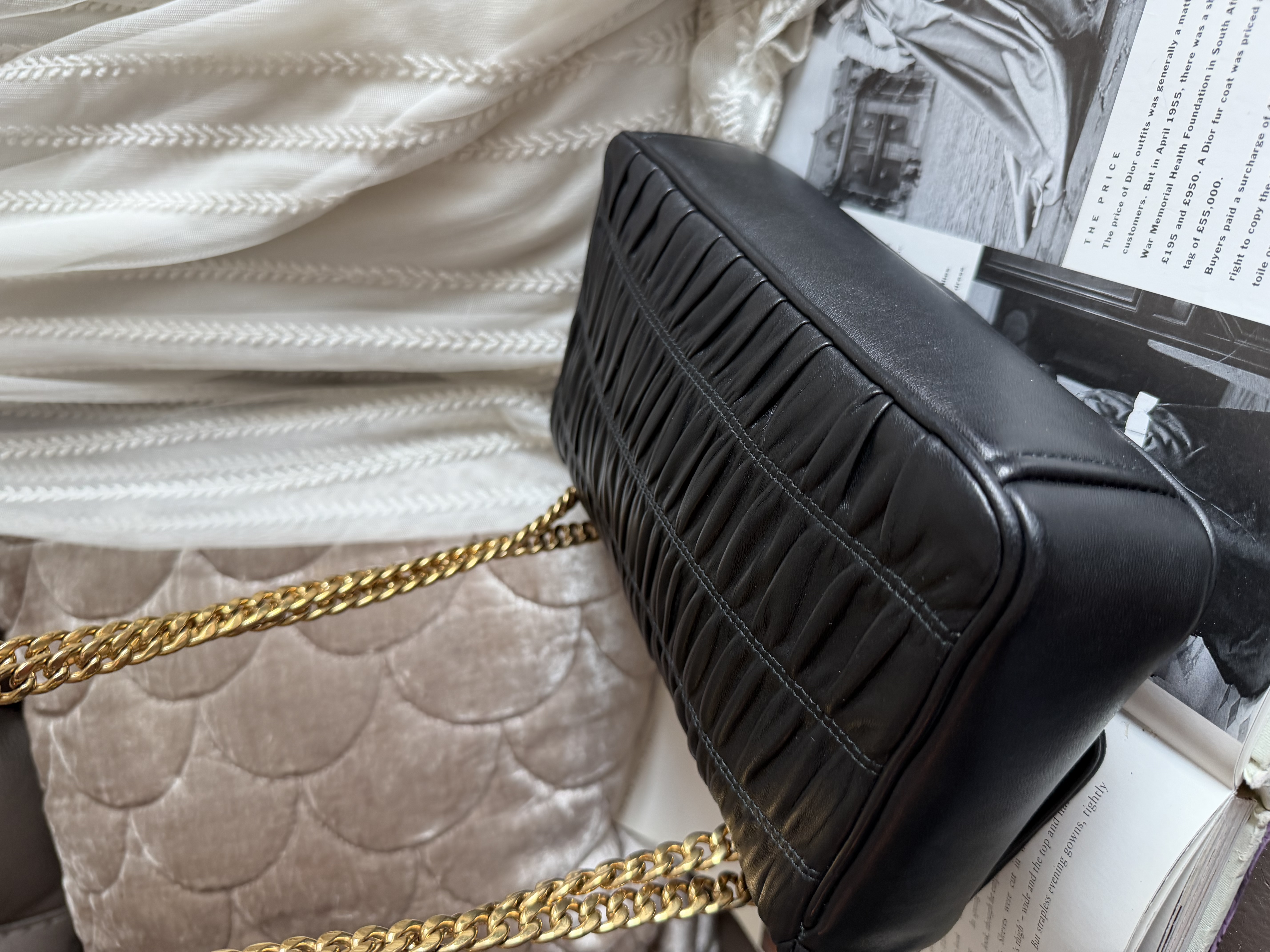 Prada Matelassé chain bag.