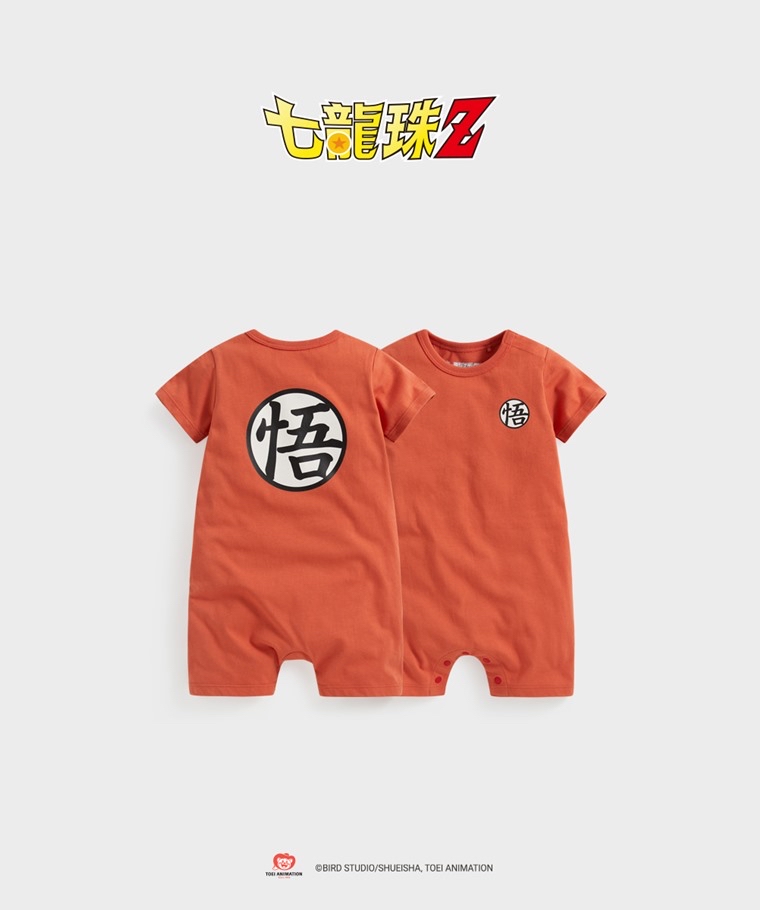 ☀️代購預訂 台灣直送☀️七龍珠純棉人物印花短袖連身服