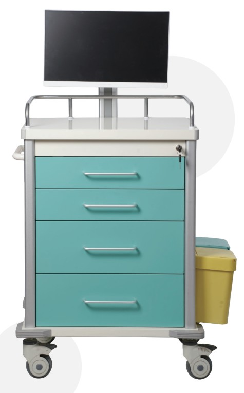 AD-CW660 Nursing Cart 護理工作車  (For inquiry only 此產品需報價)