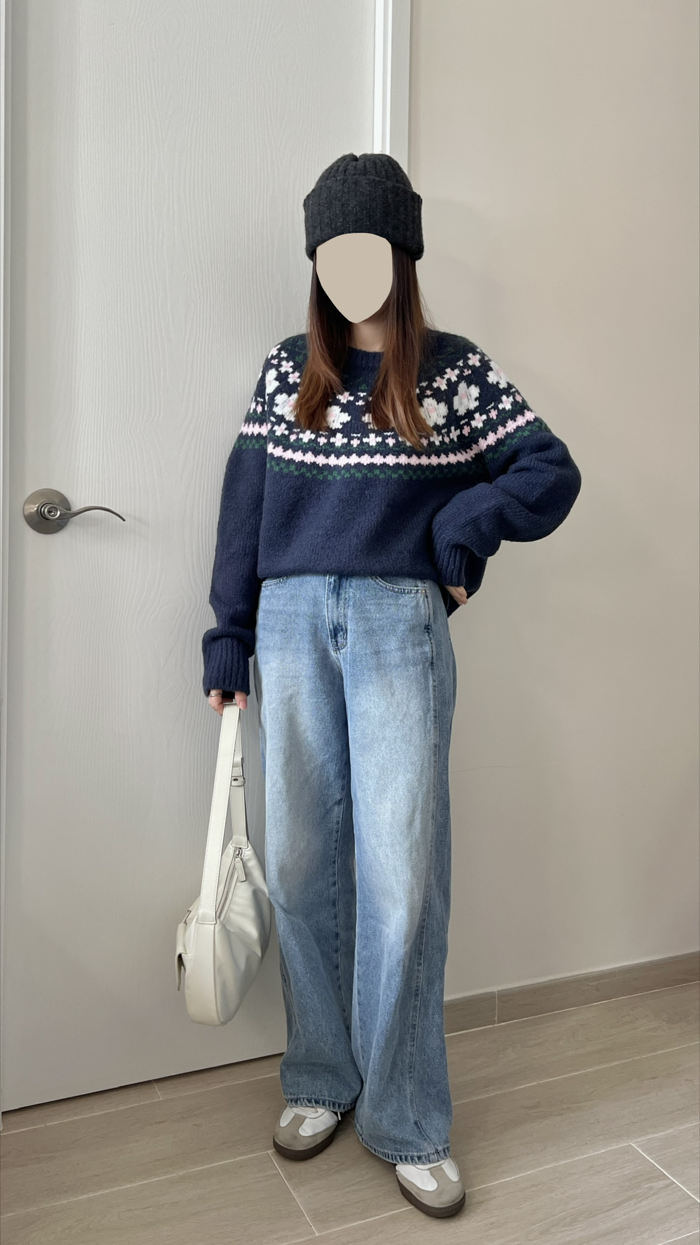 氛圍感圖騰冷衫 現貨