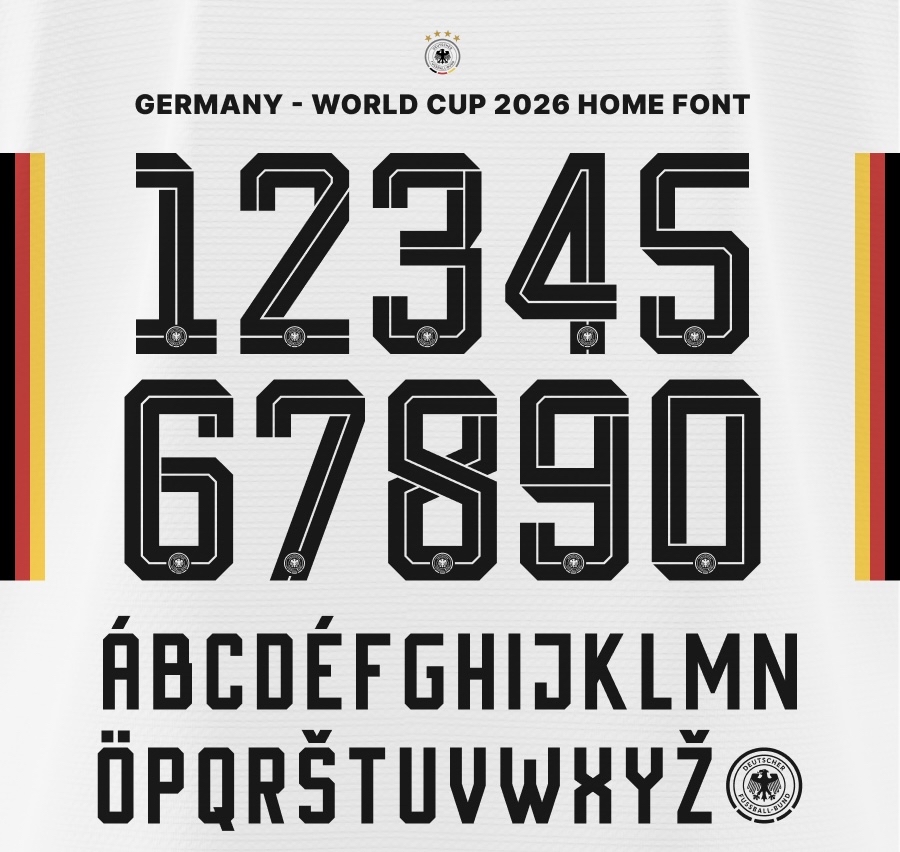 2026世界盃 德國 主場 印字