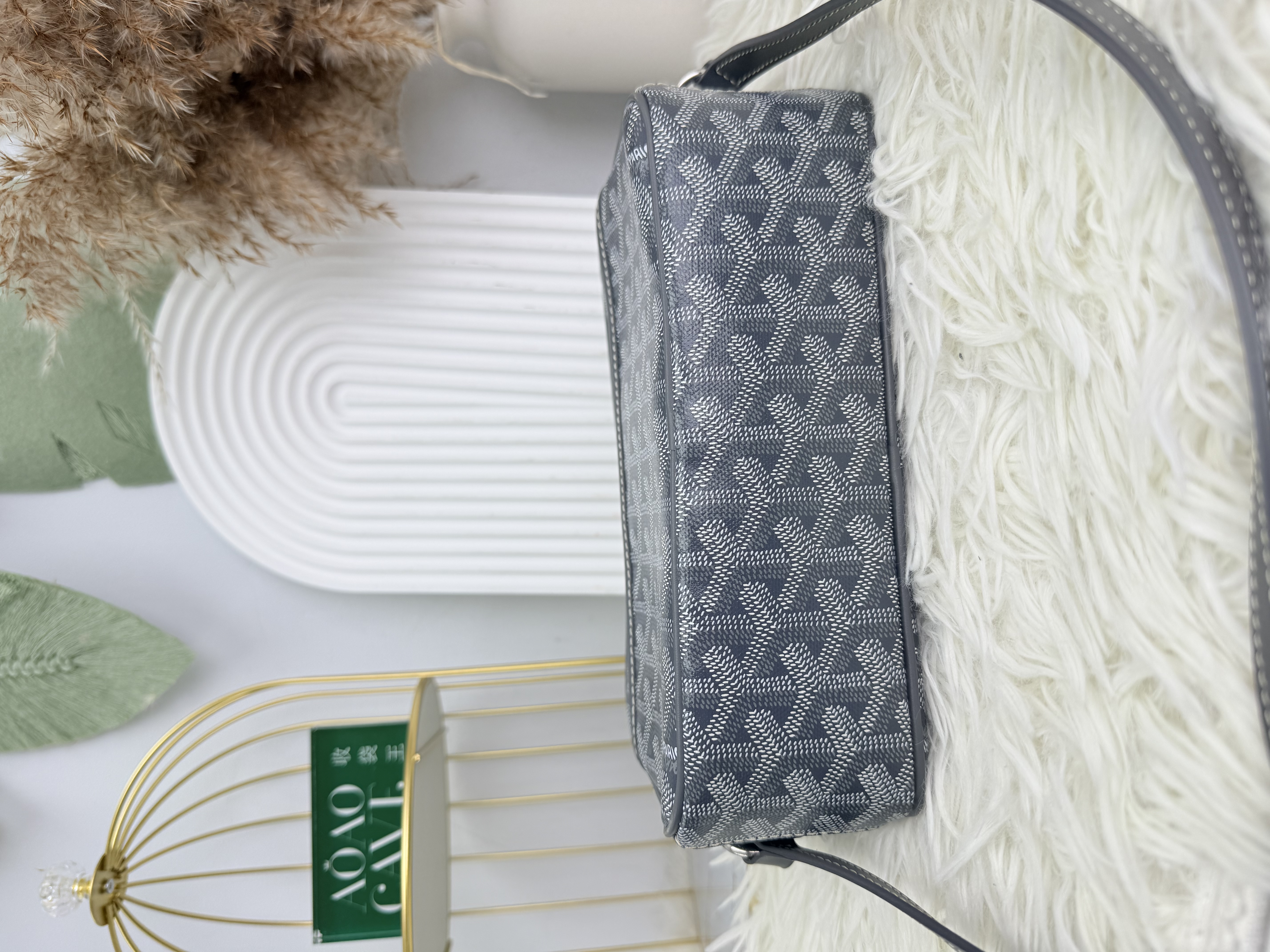 Goyard 👜 PRE OWNED 🛍️灰色老花相機包 2026專門店單 有塵袋 🩶 