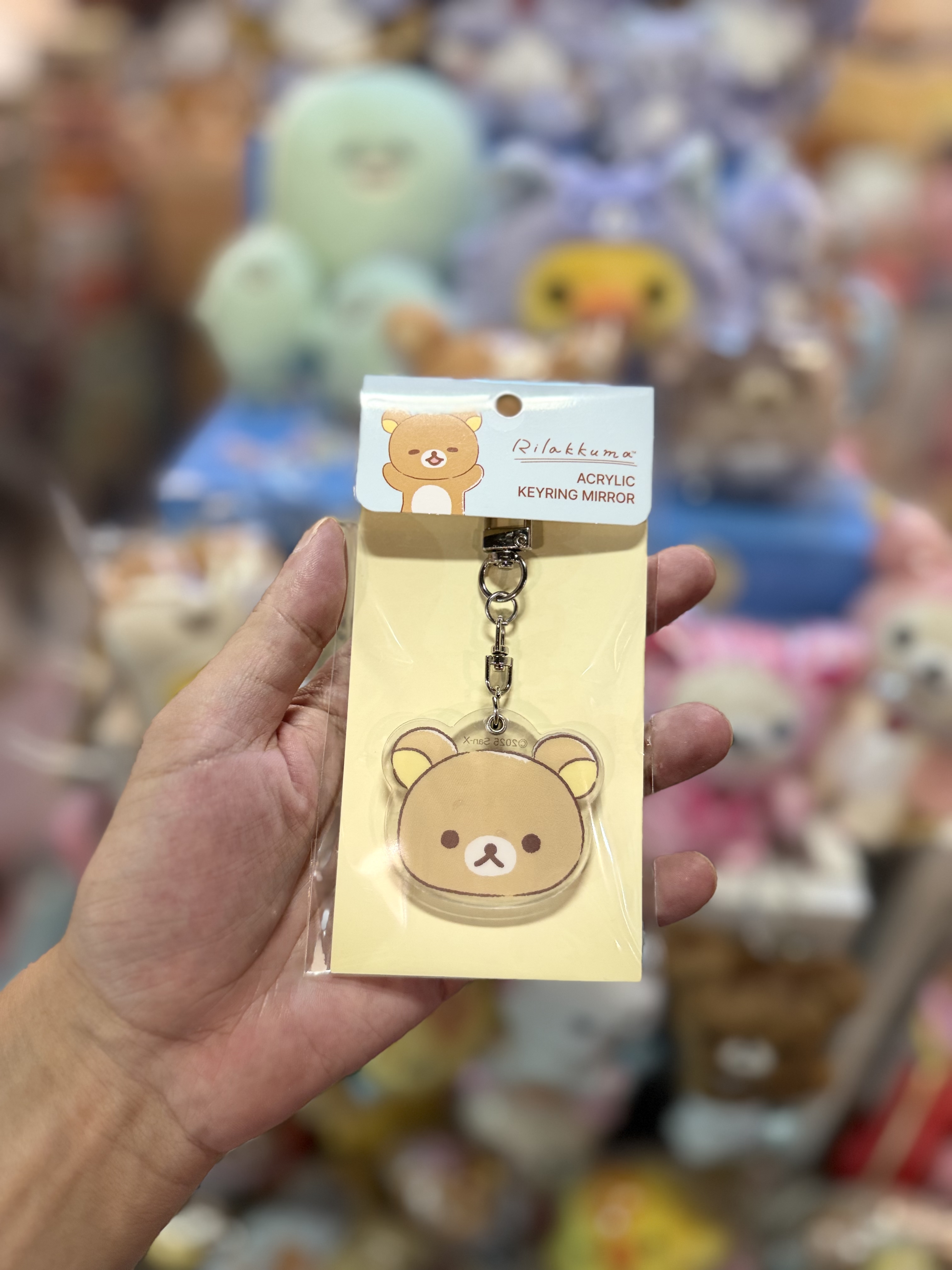 《現貨》全新韓國限定 Rilakkuma小鏡仔掛飾
