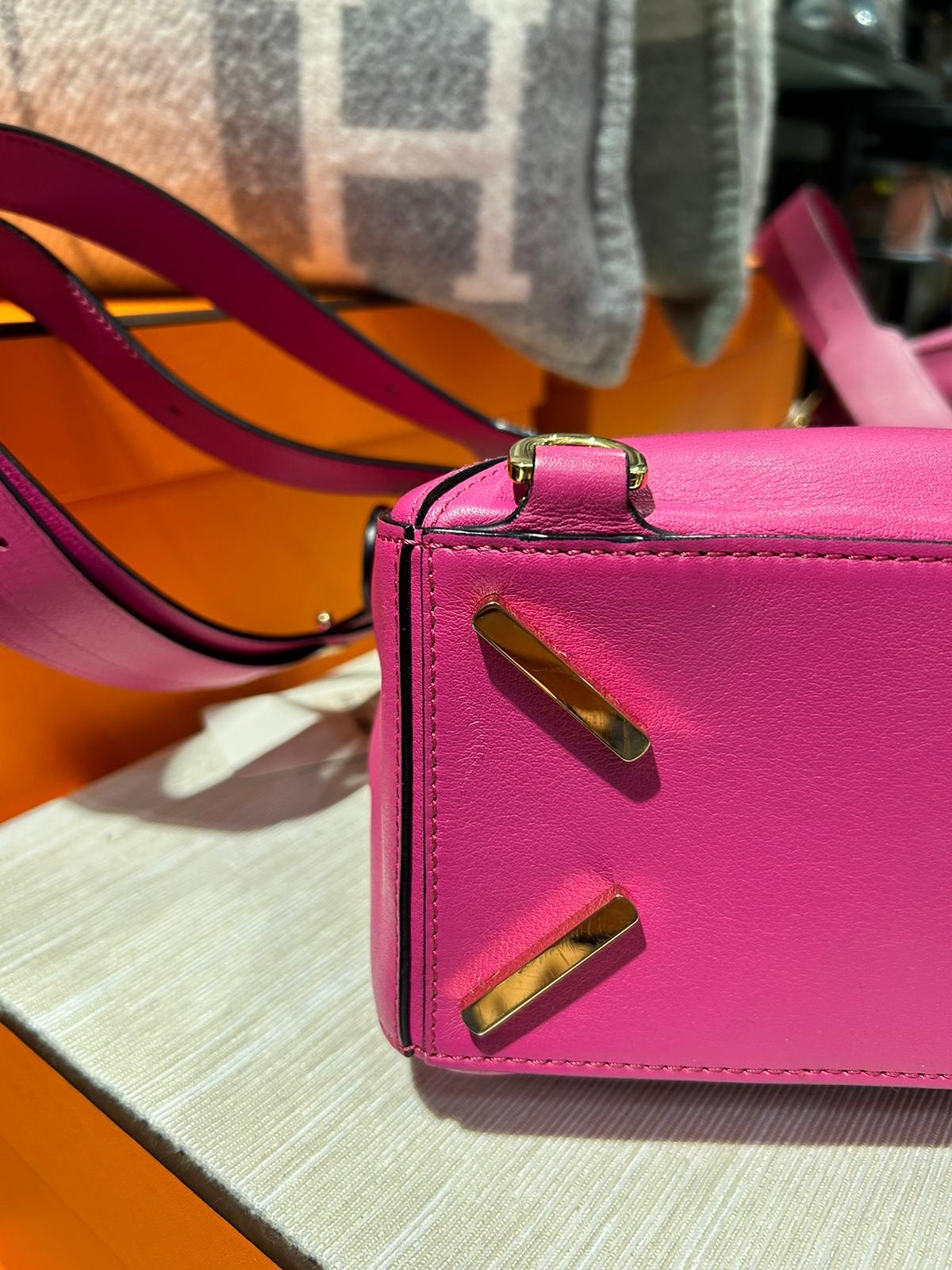 Loewe puzzle small calfskin 100%Authentic,95%new ✅strap✅dust bag