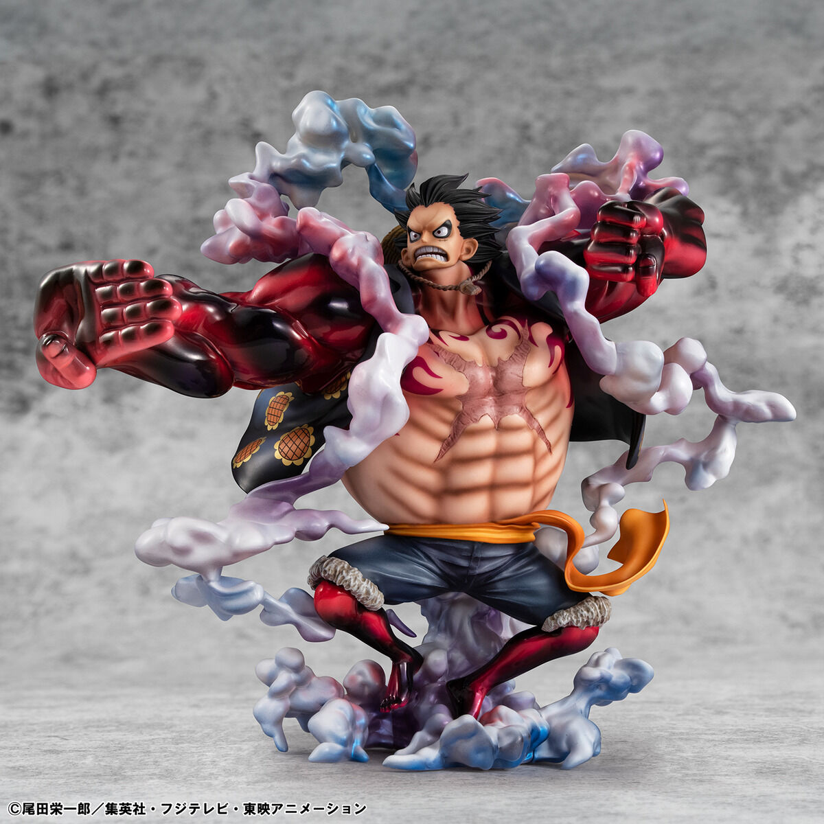 (預訂訂金 $500) (總價 $1464) (魂限) MegaHouse Portrait.Of.Pirates One Piece “ SA-MAXIMUM” 海賊王 路飛 4檔 彈跳人 10週年記念版 (行版) POP Monkey D. Luffy Gear 4 "Bouncing Man" 10th LIMITED Ver.