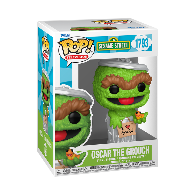 📦訂購 美國代購 Funko POP! SESAME STREET Oscar the Grouch Figure 芝麻街 模型
