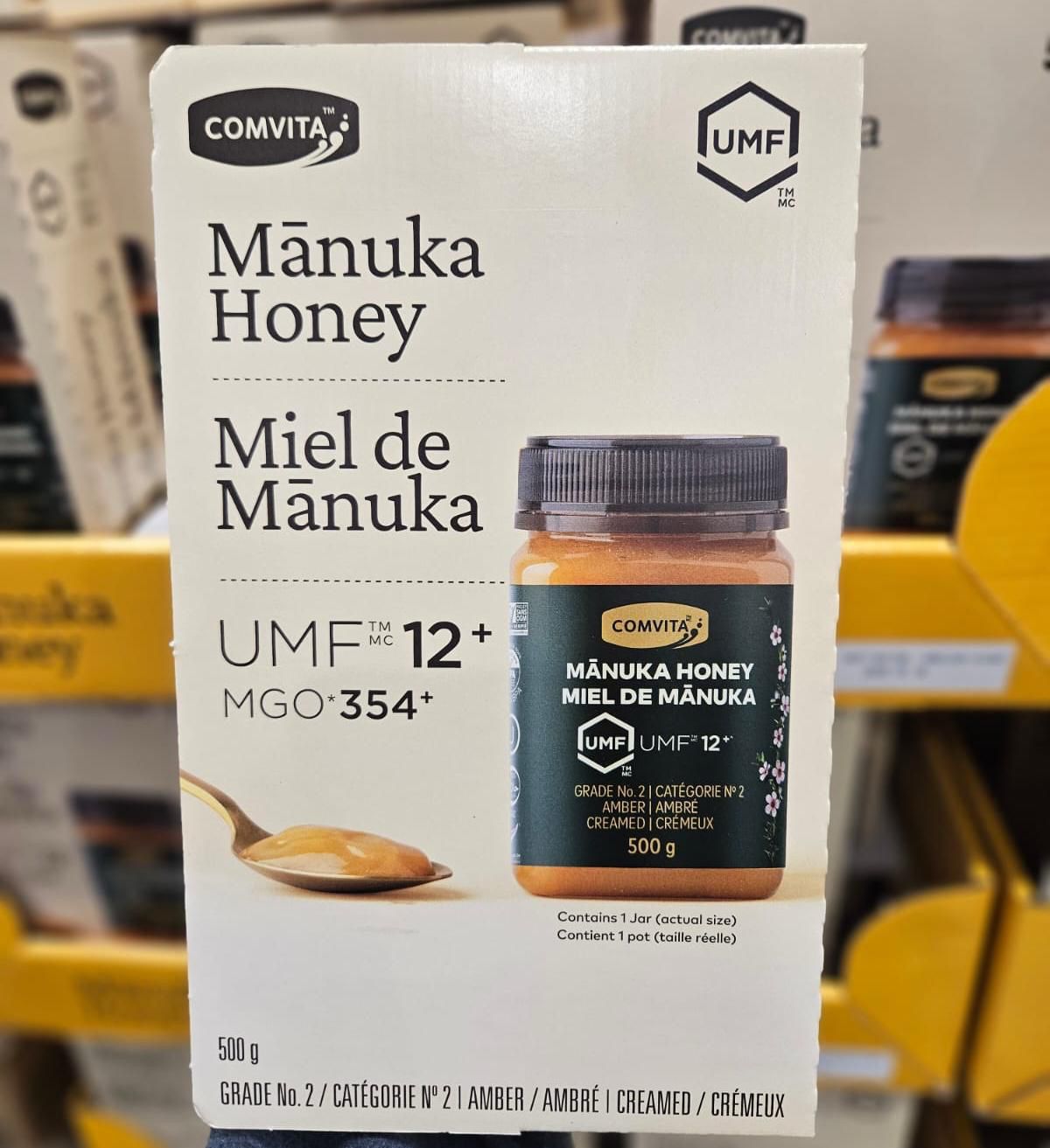 加拿大 Comvita康維他麥盧卡蜂蜜 Manuka Honey 500g (升級版 UMF 12+, MGO 354+)