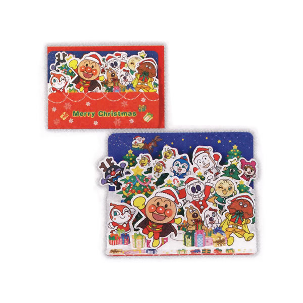 [現貨] [日本直送] 麵包超人聖誕咭 {TF750350}