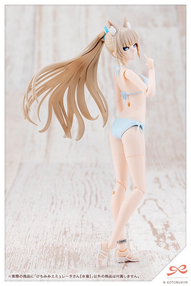 (預訂訂金 $100) (總價 $323) 壽屋 Kotobukiya 創彩少女庭園 獸耳艾米莉塔【泳裝】 模型 (行版) (KO09597) 
