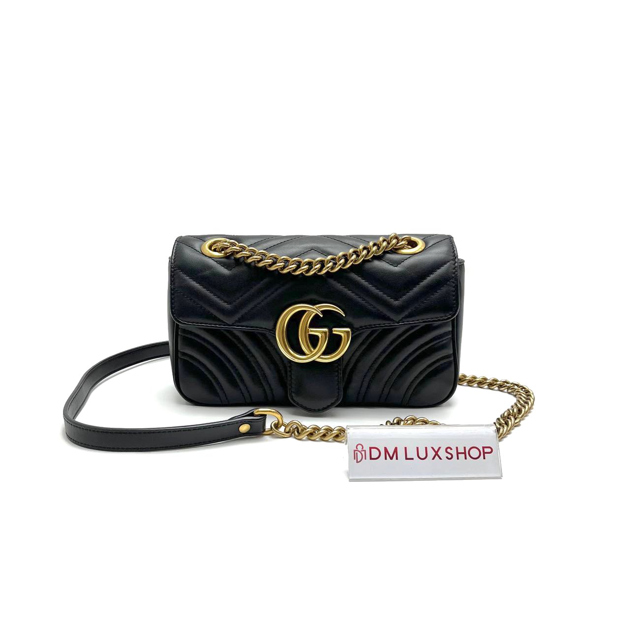 Gucci Marmont Black Mini GHW