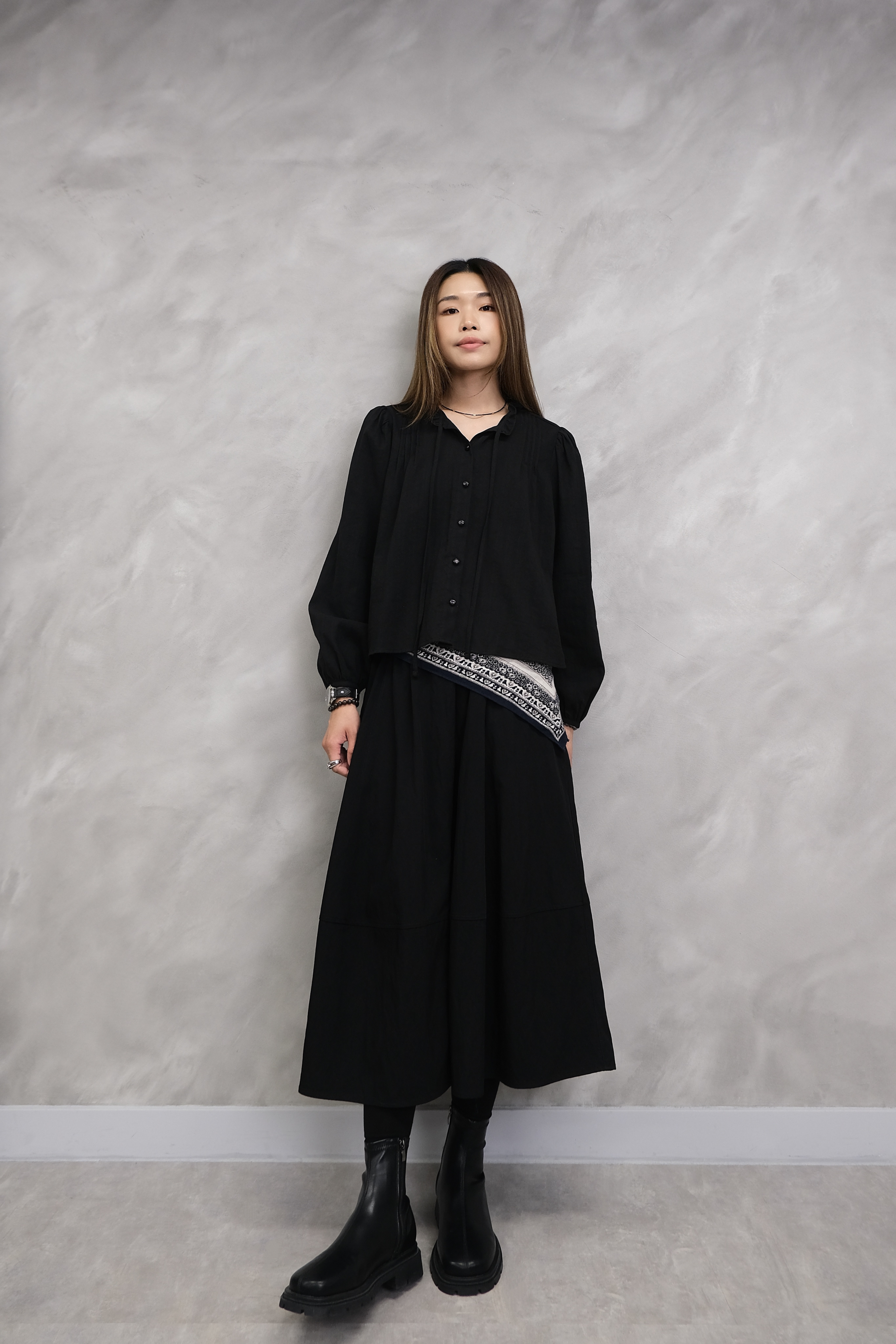 The Noir Flow Skirt #sk50