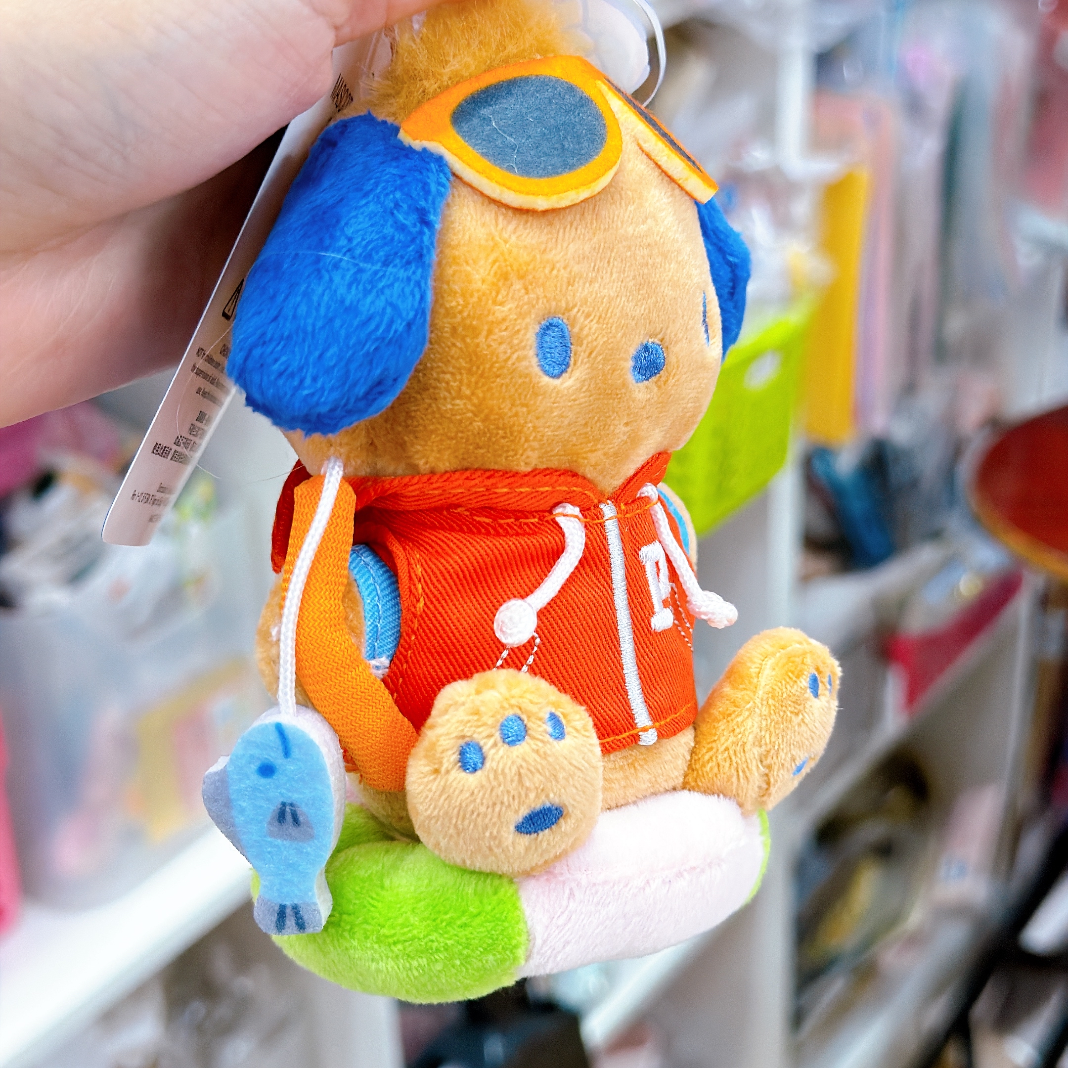  原裝行貨sanrio pc狗 釣魚系列  公仔/掛飾