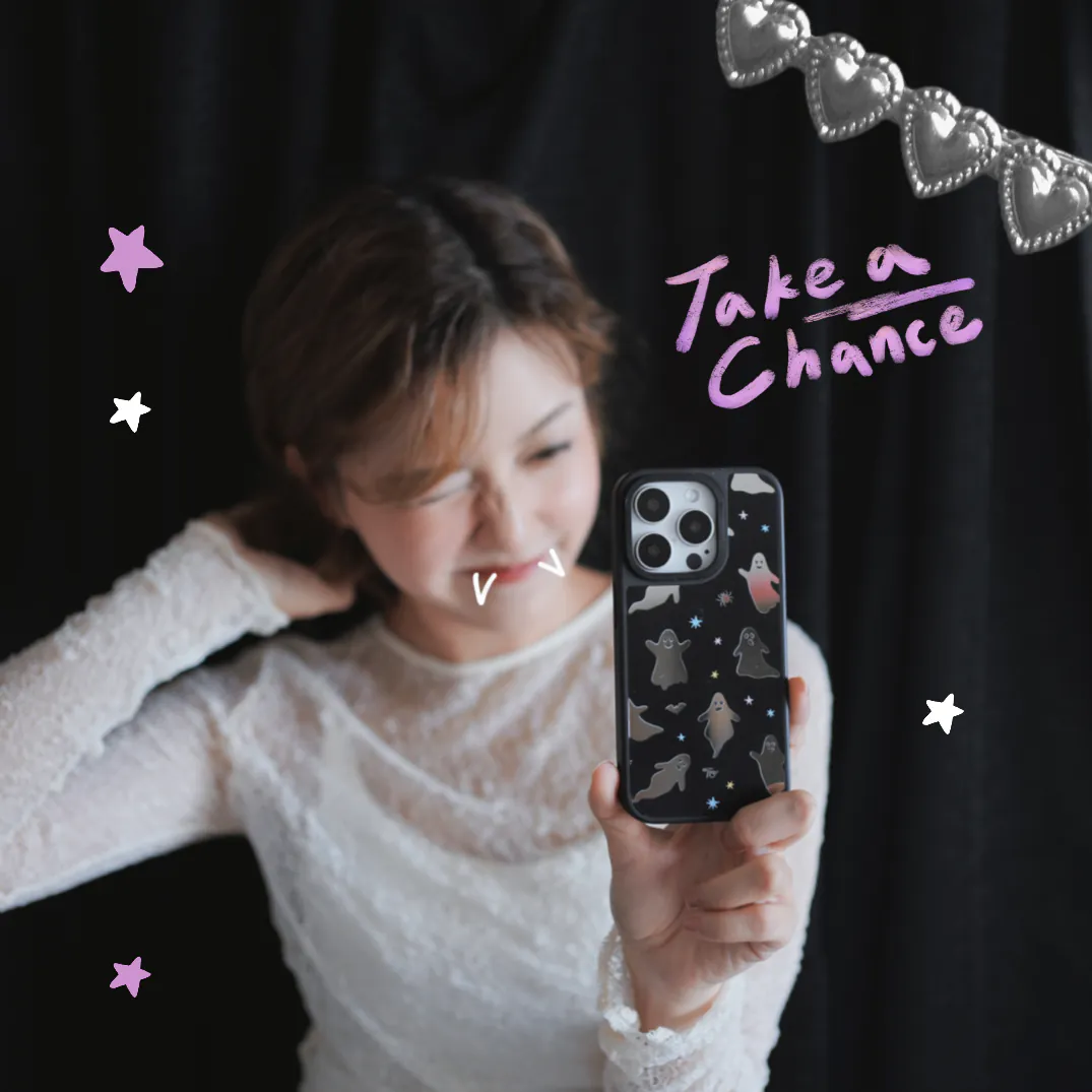 【Peek-a-Boo! VOL.2】黑框鏡面MagSafe iPhone Case