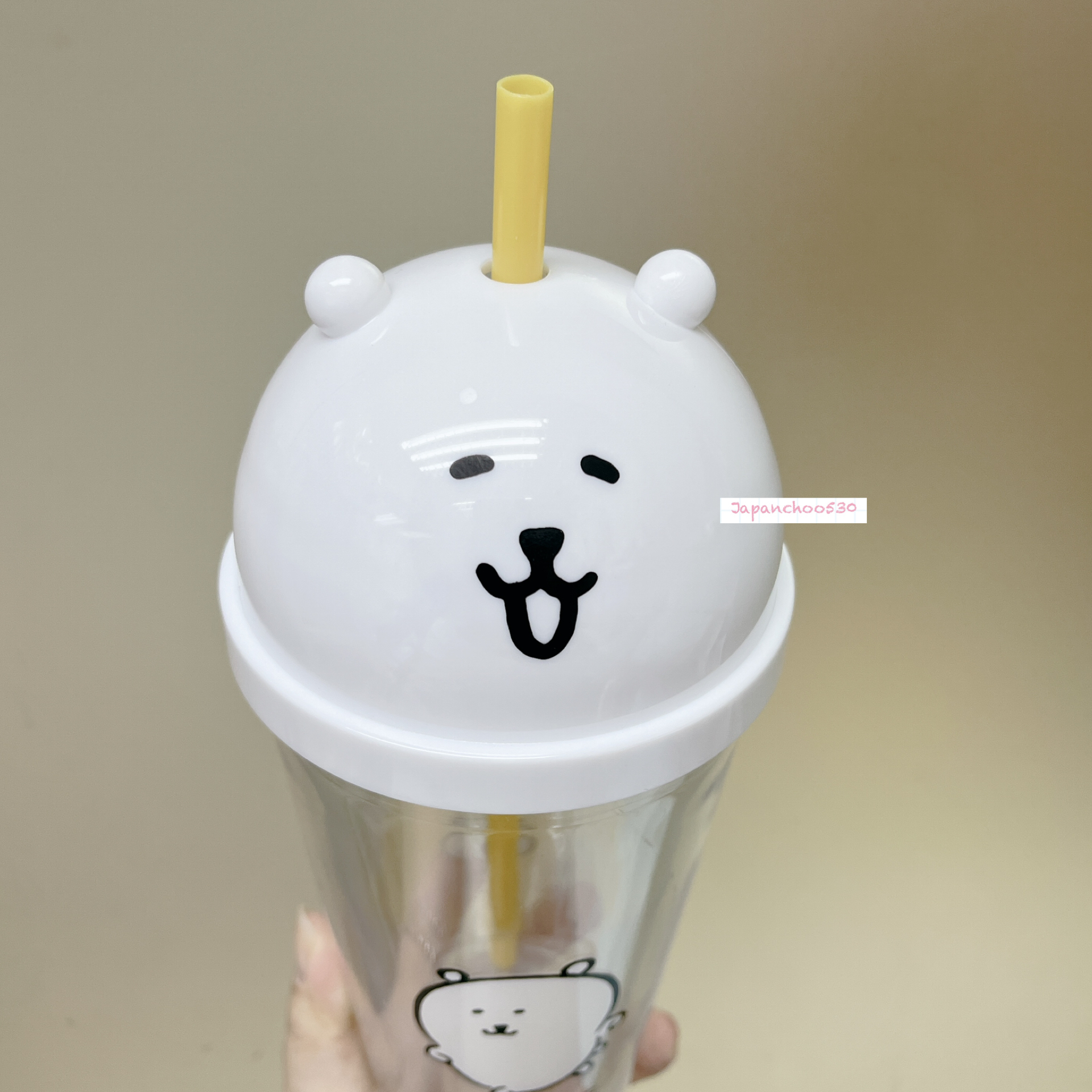 韓國預訂📍Joke Bear得意大頭樣水杯/玻璃杯