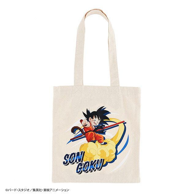 🆕【⭐訂購⭐】🇯🇵日本直送 #龍珠 #筋斗雲 刺繡印花 有機棉 tote bag🌀 [ELAD-0270][260212]