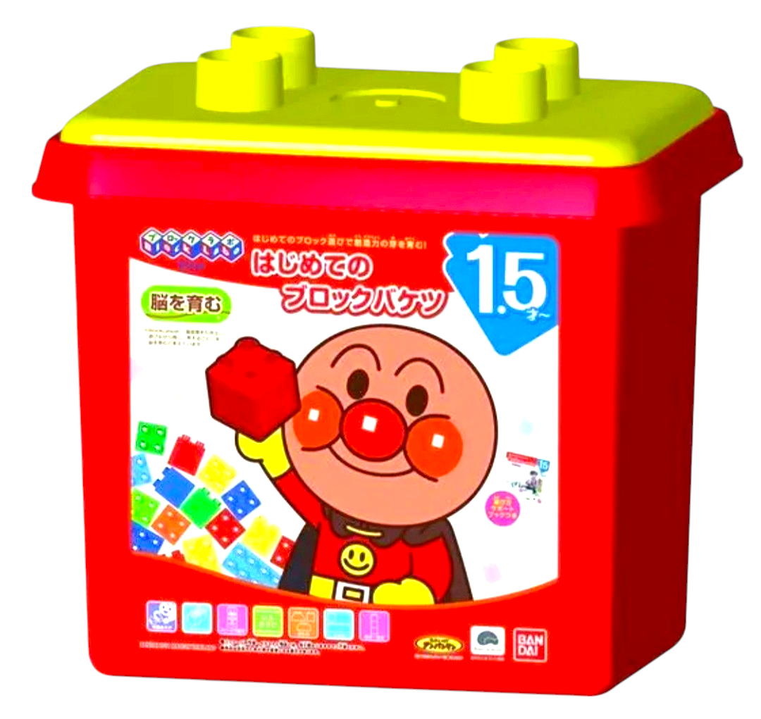 麵包超人益智積木套裝31枚 幼兒積木玩具 腦力發展 早教拼搭玩具