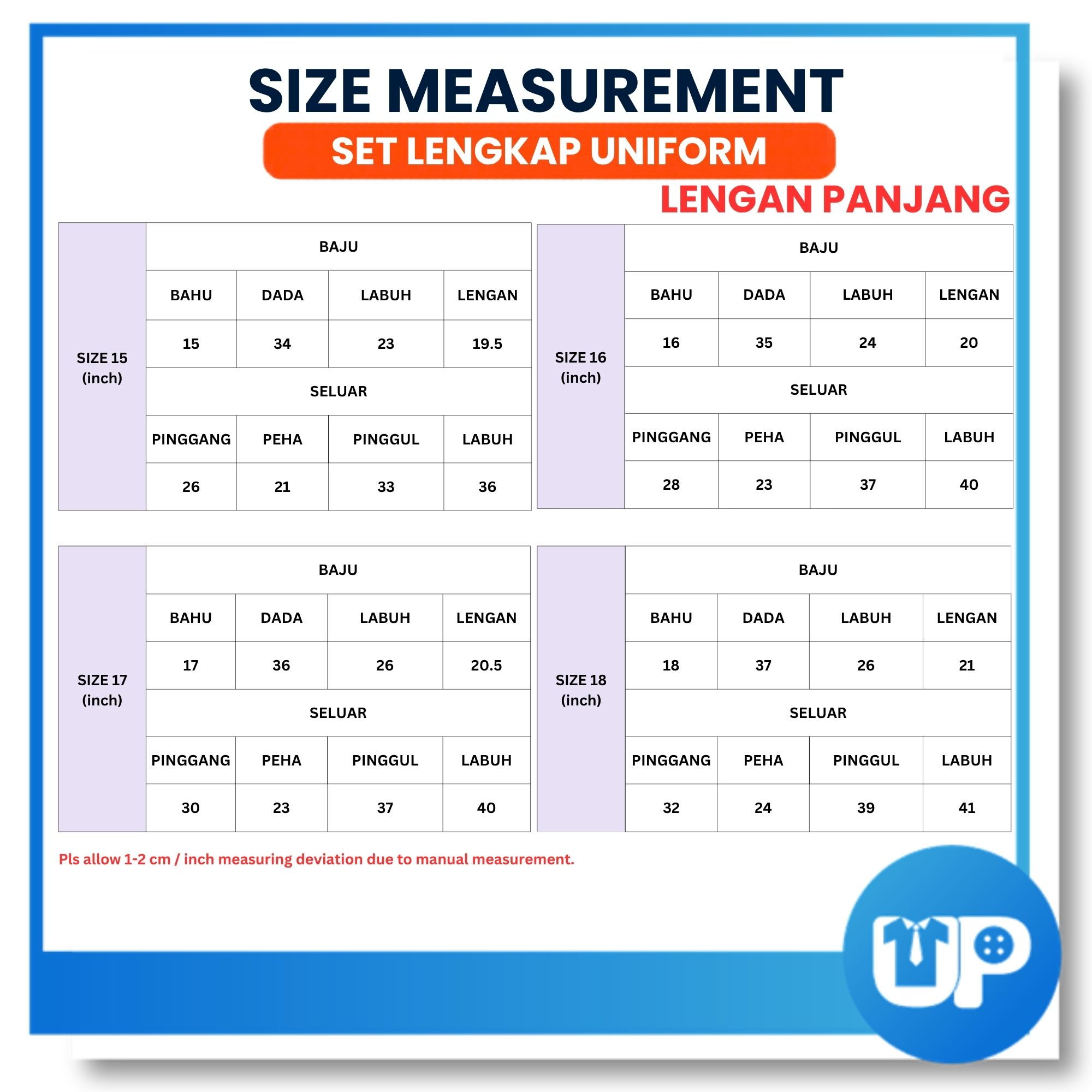 (SET LENGKAP) TUSPA Pakaian Seragam Uniform Lengakap Tunas Pertahanan Awam Sekolah Rendah