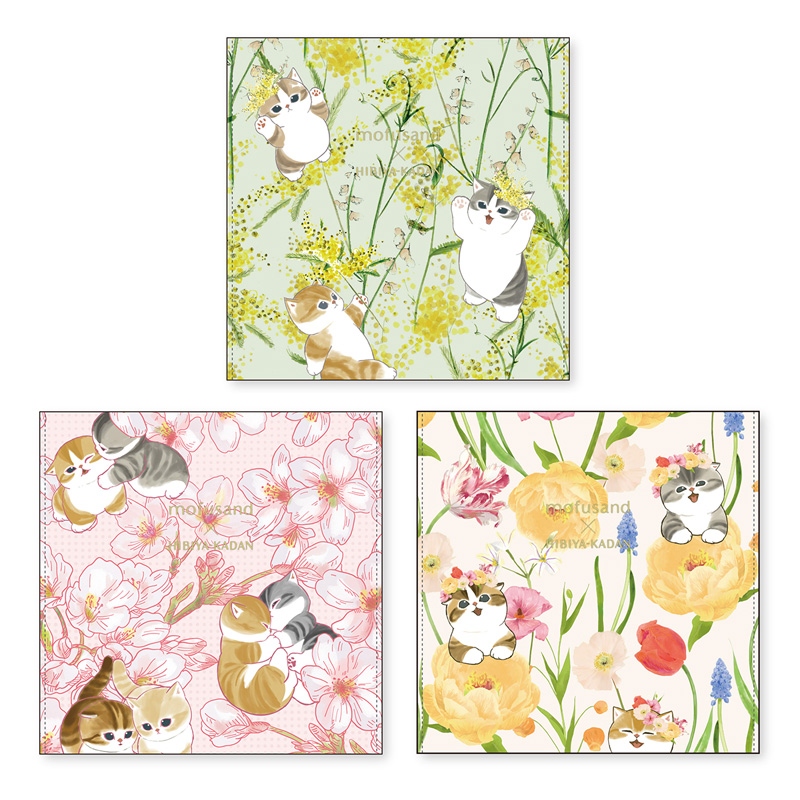 🌸 【預訂】mofusand×日比谷花壇 新品-折疊方形鏡