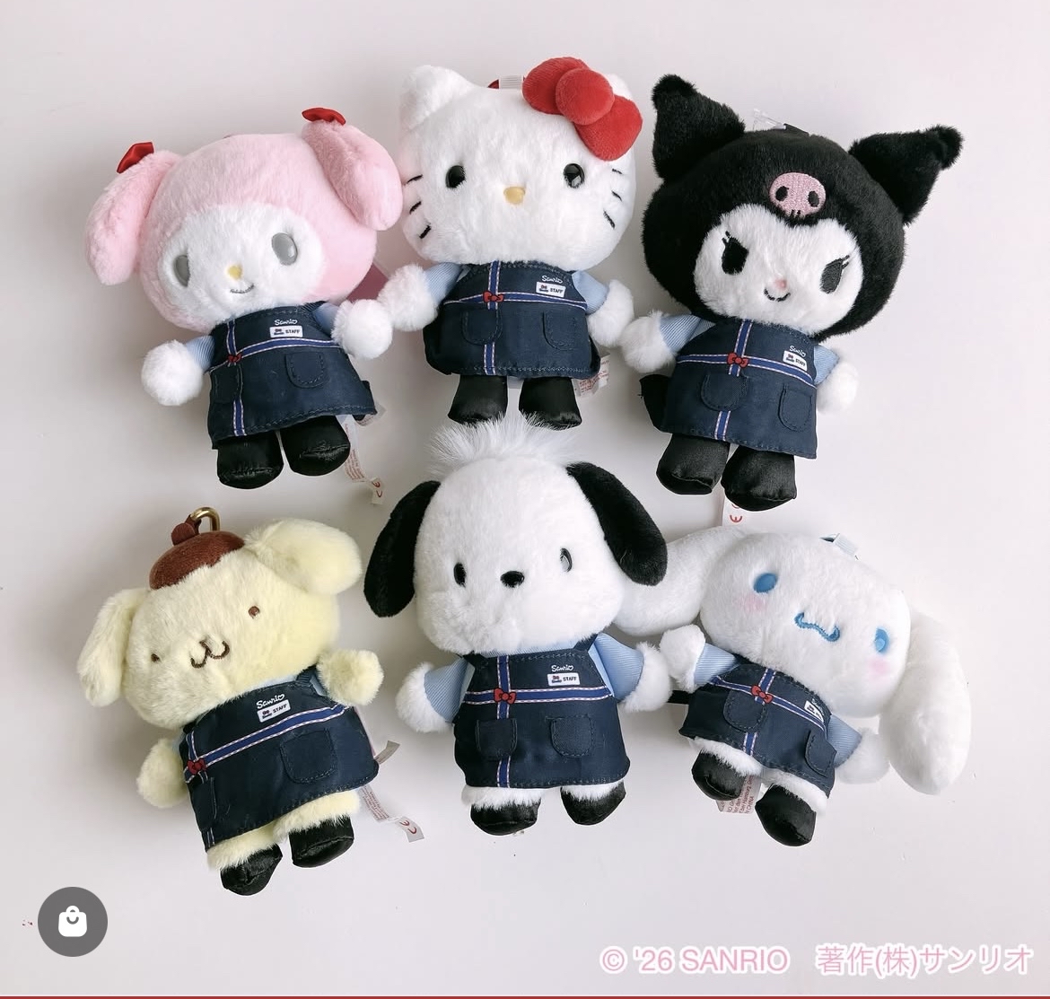 日本預訂📍日本Mini Sanrio可愛商店系列 - 公仔吊飾/袋仔吊飾/迷你盲盒/展示架/髮夾 15/7日本開售