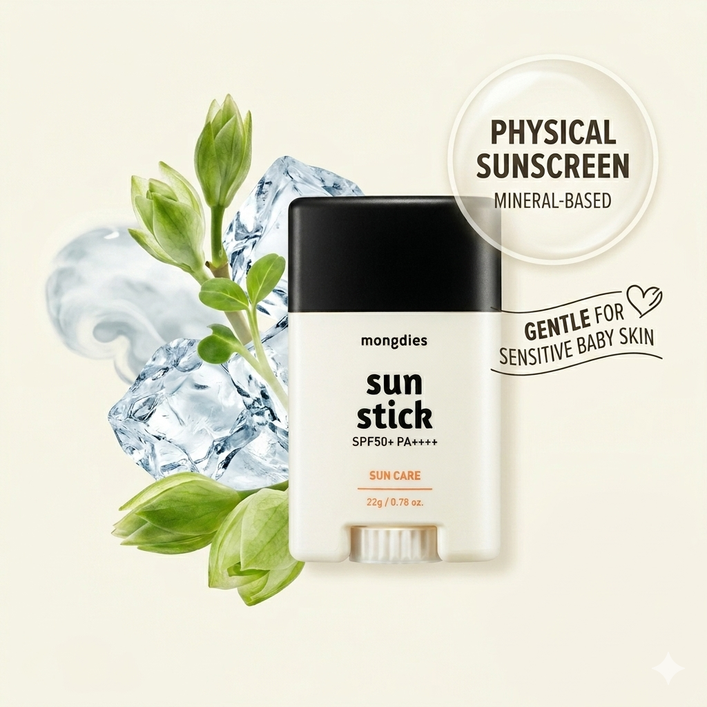 ☀️ Mongdies 嬰童純物理防曬棒 (22g) 