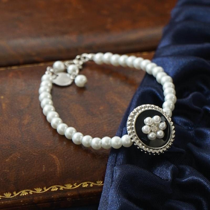 Vintage1961 Design - Victorian Revival Faux Pearl Choker Necklace/Bracelet (FM179)
