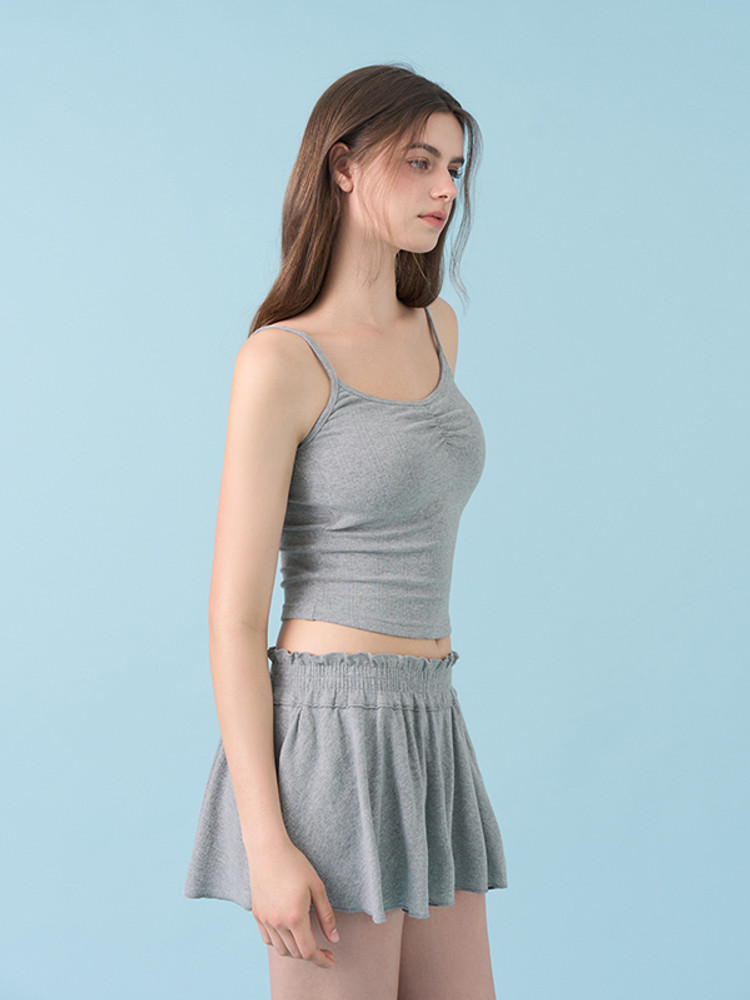 預購_Eyelet slim sleeveless by Grandeline