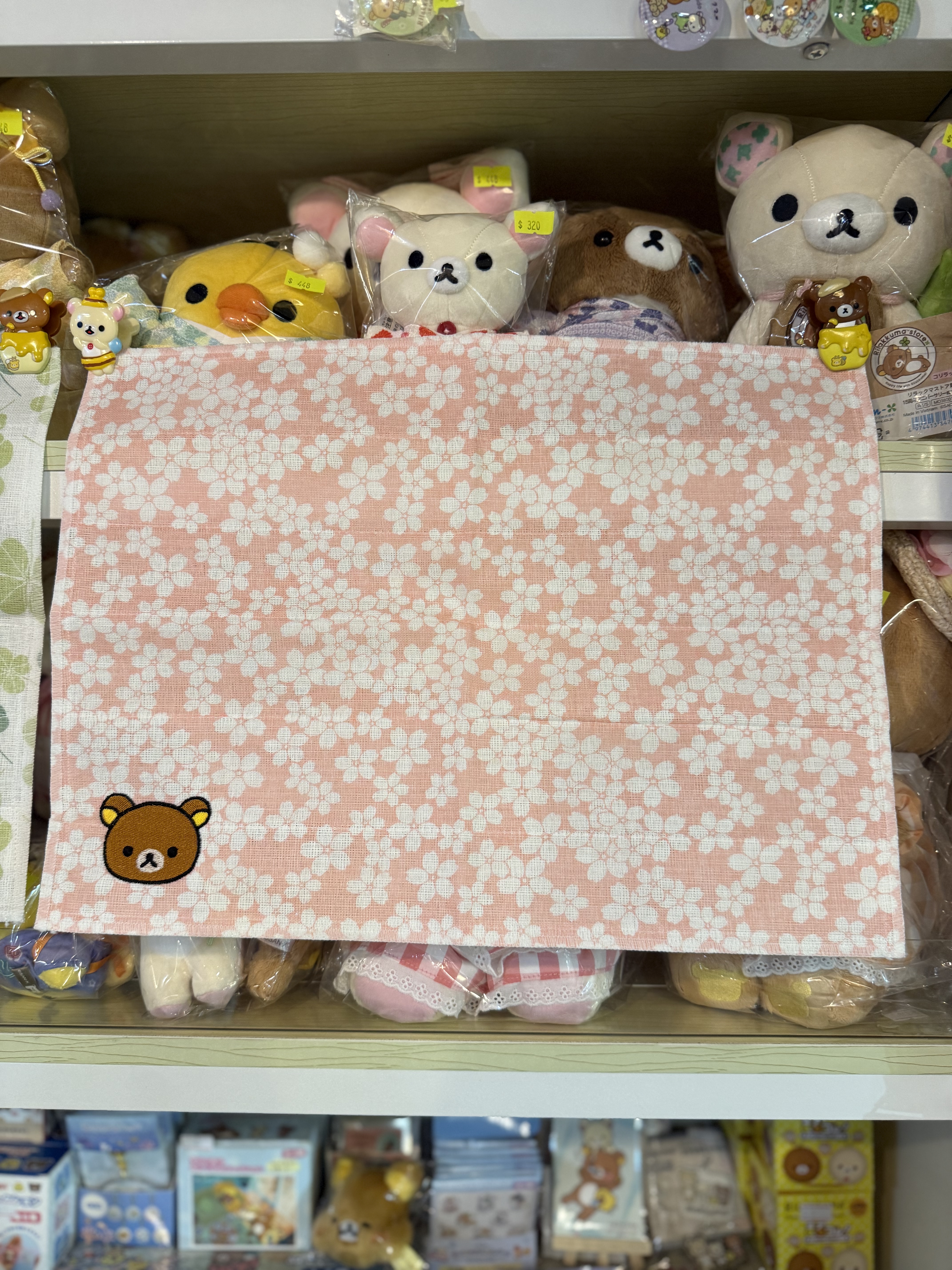 《現貨》全新日本專店限定 Rilakkuma 日本製白雪抹布（S size)
