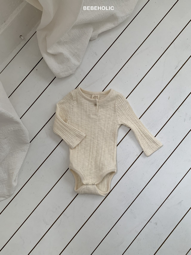 🌸預訂 韓國直送🌸🇰🇷BEBEHOLIC三色簡約羅紋長袖包屁衣